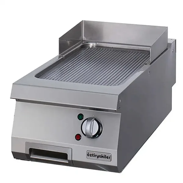 Öztiryakiler 900 Seri Set Üstü Grill Plate Oluklu Elektrikli 40*90*30