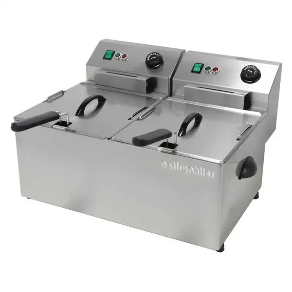 Öztiryakiler EF8DS Fritöz Elektrikli 2x8 LT Trifaze 12 kW