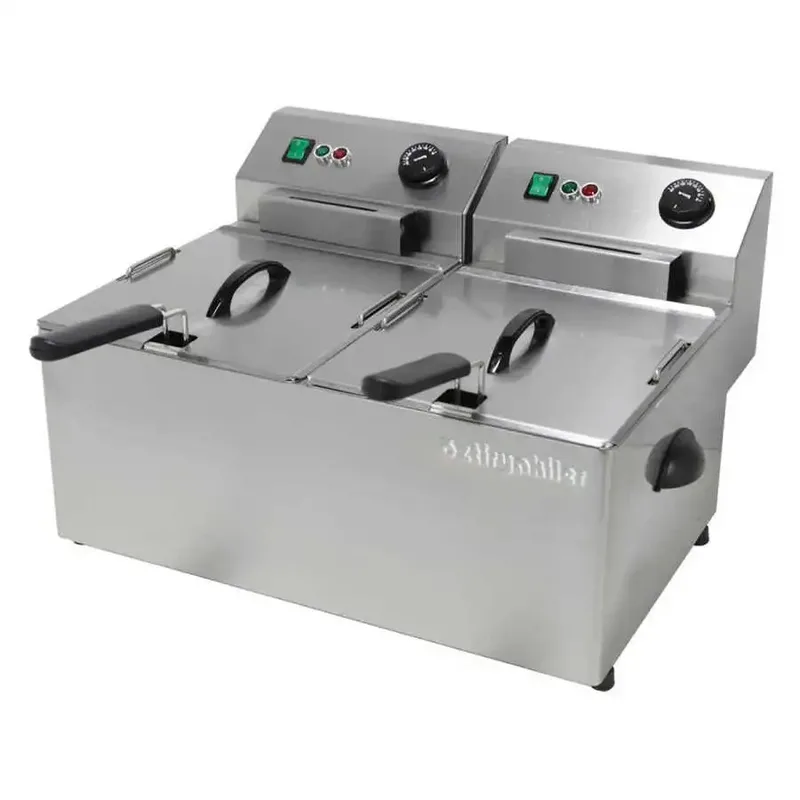 Öztiryakiler EF8DS Fritöz Elektrikli 2x8 LT Trifaze 12 kW