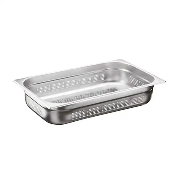 Öztiryakiler Gastronorm Küvet, Delikli, Standart, GN 1/1, 53x32.5x6.5 cm