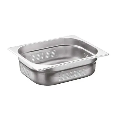 Öztiryakiler Gastronorm Küvet, Delikli, Standart, GN 1/2, 32.5x26.5x10cm