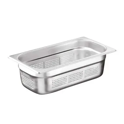 Öztiryakiler Gastronorm Küvet, Delikli, Standart, GN 1/3, 32.5x17.6x10cm