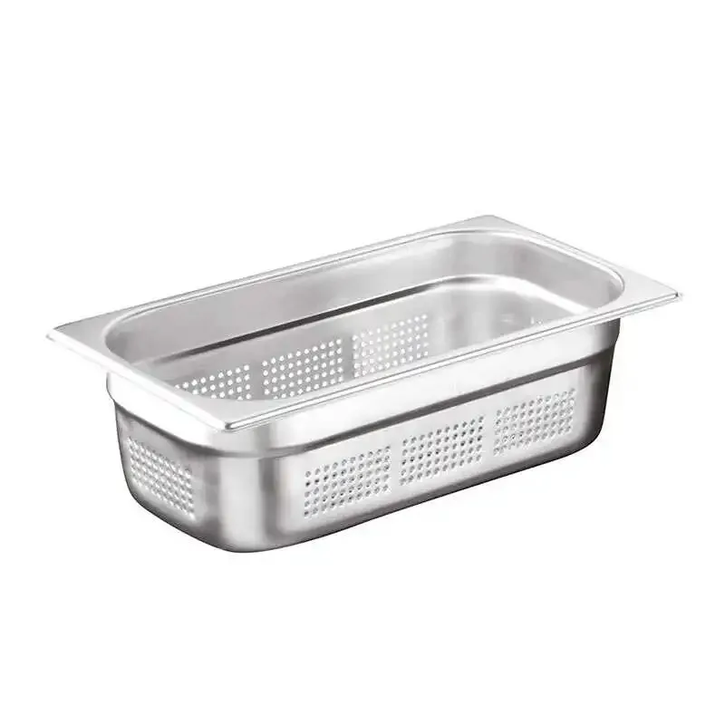 Öztiryakiler Gastronorm Küvet, Delikli, Standart, GN 1/3, 32.5x17.6x4 cm