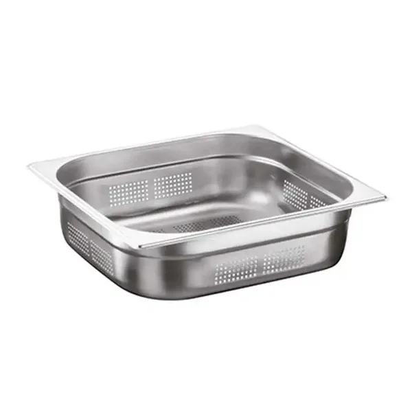 Öztiryakiler Gastronorm Küvet, Delikli, Standart, GN 2/3, 35.4x32.5x10cm