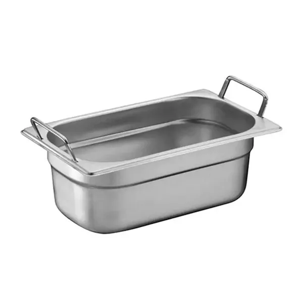 Öztiryakiler Gastronorm Küvet, Saplı, Standart, GN 1/4, 26.5x16.2x6.5 cm