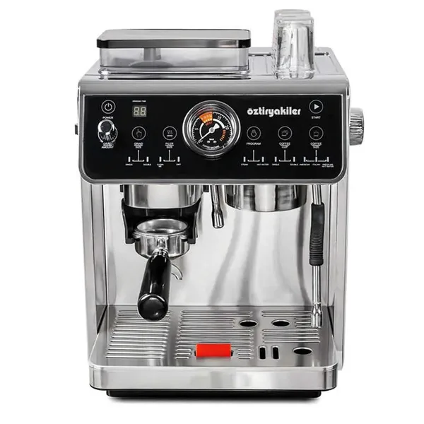 Öztiryakiler Mini Barista Espresso Kahve Makinesi Kahve Değirmenli Tek Gruplu