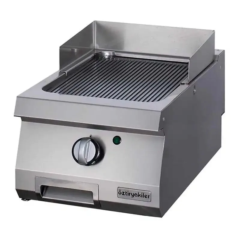 Öztiryakiler OGE 4070 N C Grill Plate Oluklu Elektirikli 40x70 cm Sert Krom Kaplı