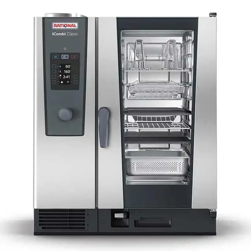 Rational iCombi Classic Buhar Konveksiyonlu Fırın 10x1/1 GN Kapasiteli Gazlı