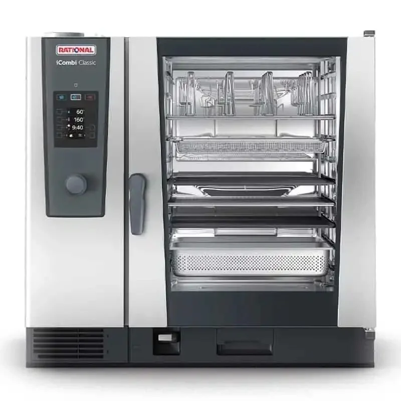 Rational iCombi Classic Buhar Konveksiyonlu Fırın 10x2/1 GN Kapasiteli Gazlı