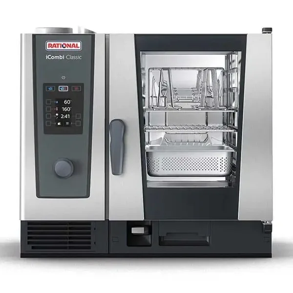 Rational iCombi Classic Buhar Konveksiyonlu Fırın 6x1/1 GN Kapasiteli Elektrikli