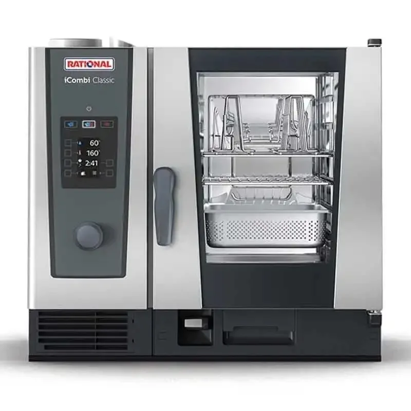 Rational iCombi Classic Buhar Konveksiyonlu Fırın 6x1/1 GN Kapasiteli Gazlı