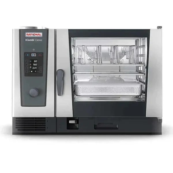 Rational iCombi Classic Buhar Konveksiyonlu Fırın 6x2/1 GN Kapasiteli Gazlı