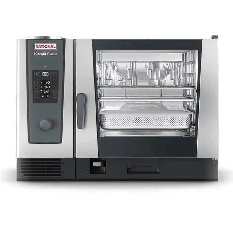Rational iCombi Classic Buhar Konveksiyonlu Fırın 6x2/1 GN Kapasiteli Gazlı
