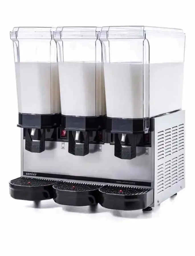 Samixir Klasik Triple 20+20+20 Lt Karıştırıcılı Soğuk İçecek Dispenseri
