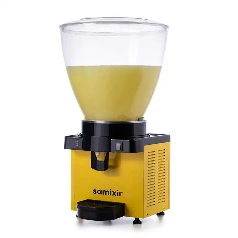 Samixir M40 Panaromik Dijital Soğuk İçecek Dispenseri 40 L Sarı