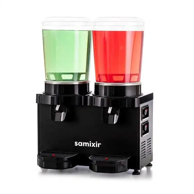 Samixir MM20 Panaromik Twin Soğuk İçecek Dispenseri 10 L+10 L Siyah