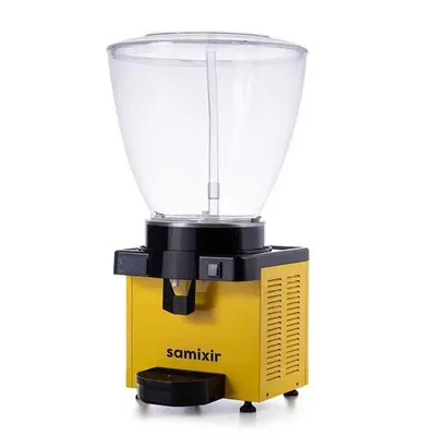 Samixir S40 Panaromik Dijital Soğuk İçecek Dispenseri 40 L Sarı
