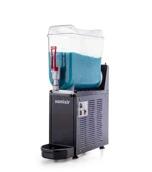 Samixir SLUSH12 Mono Ice Slush Granita Milkshake ve Soğuk Meyve Suyu Dispenseri 12 L Siyah