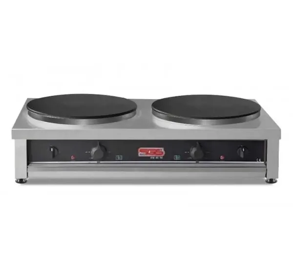 SGS Krep Makinesi, Çiftli, 2 Adet 40 cm Çaplı, 6000 W, KM-40DE