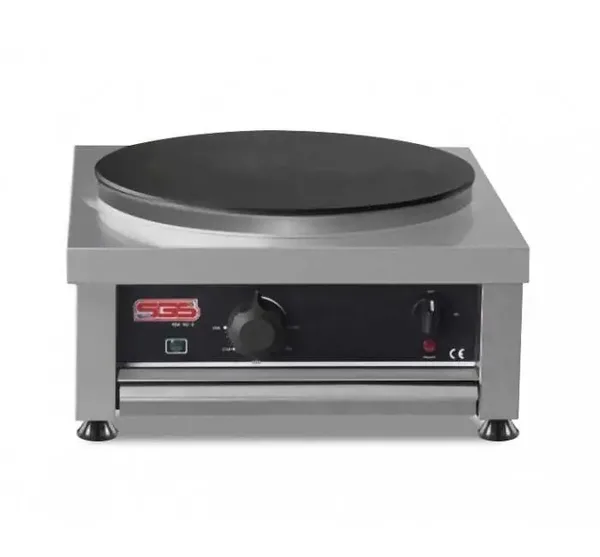 SGS Krep Makinesi, Tekli, 40 cm Çaplı, 3000 W, KM-40E Teflon Kaplamalı