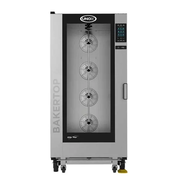 Unox Bakertop Plus Combi Fırın 60x40 cm 16 Tepsi Kapasiteli Gazlı