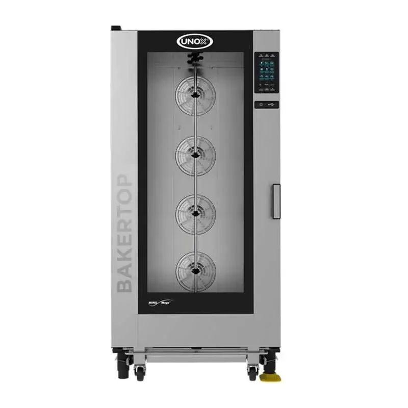 Unox Bakertop Plus Combi Fırın 60x40 cm 16 Tepsi Kapasiteli Gazlı
