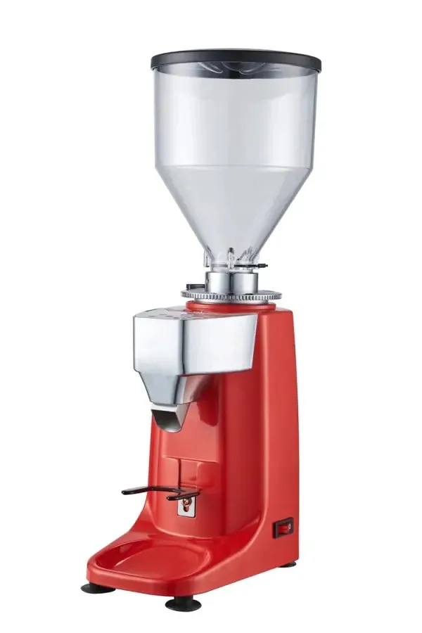 Vosco KD-25K Dozaj Ayarlı Tam Otomatik Kahve Değirmeni, Kırmızı