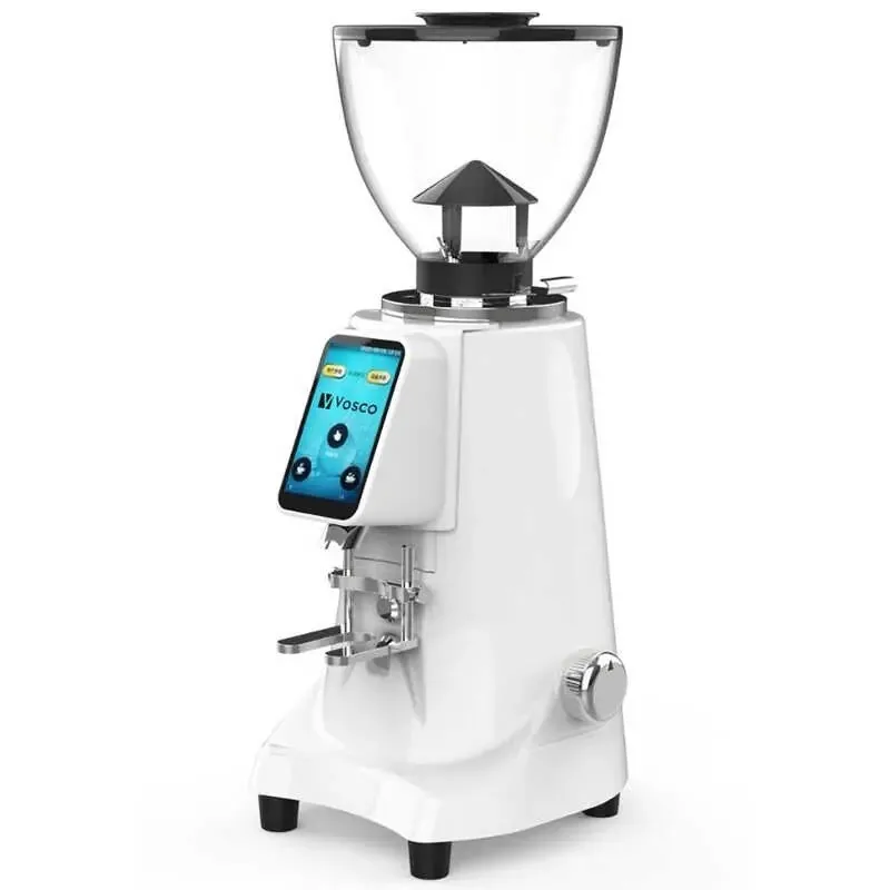 Vosco VAF-74 Kahve Değirmeni, 74 mm Titanyum Dişli, 550 W, Beyaz