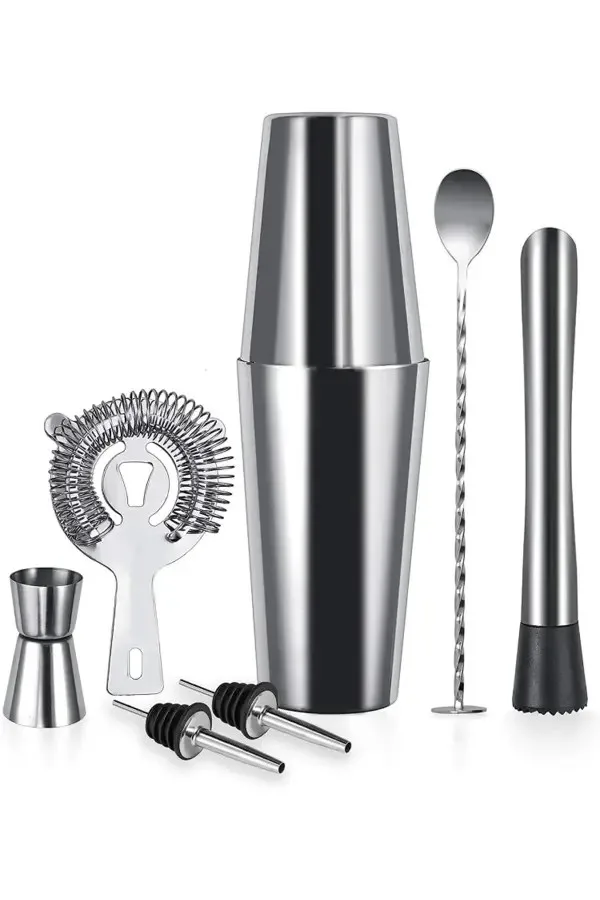 Vosco VB-KB7 7 Parça Boston Shaker Kokteyl Seti, 750 ml