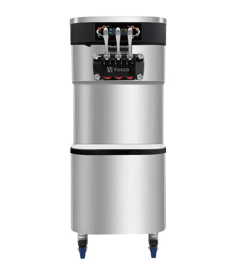 Vosco VBT-32F PRO 3 Kollu Soft Dondurma Makinesi 32 Lt