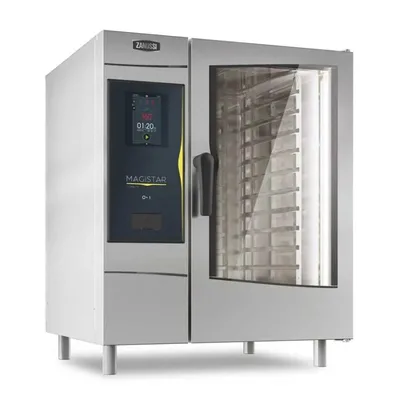 Zanussi Magistar TI Boylersiz, GN 1/1 Gazlı, 10 Tepsili Dijital Konveksiyonel Fırın, 218681