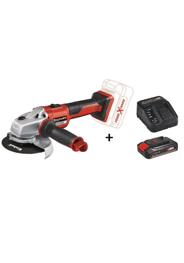 Einhell Axxıo 125 MM Taşlama Makinesi + 2.5 Ah Starter Kit