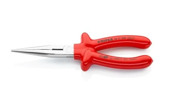 KNIPEX 2617200 (LEYLEK BURNU TİPİ PENSE) VDE UZUN KARGABURUN