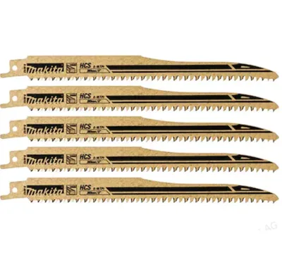 Makita B-05153 Ahşap Kılıç Testere Hızlı Kesim Bıçağı 5'Lİ PAKET