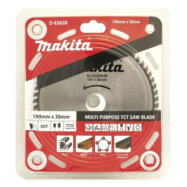 MAKİTA D-63638 MULTİ 190mm 60DİŞ TESTERE