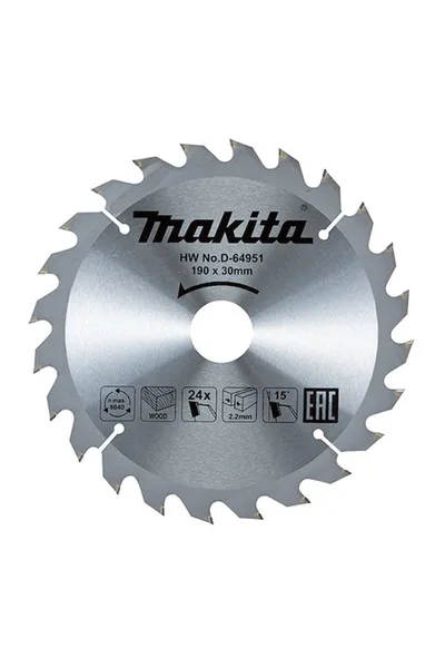 Makita D-64951 190mm 24 Diş Elmas Daire Testere