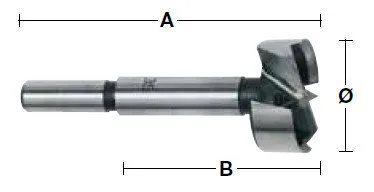 Milwaukee Matkap Freze Taş Menteşe Ucu 14x90mm