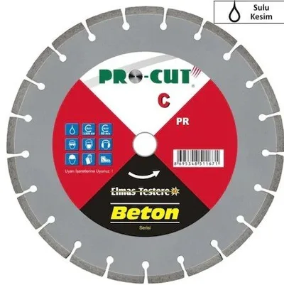Pro-Cut PR51172 Sulu Kesim Beton Kesme Testeresi 550x25.4 mm