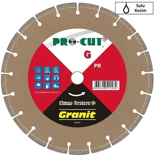 Procut 51150 350GP Sulu Kesim Granit Elmas Testere 350 mm