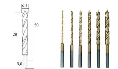 Proxxon 28876 Matkap Uç Seti 6'lı