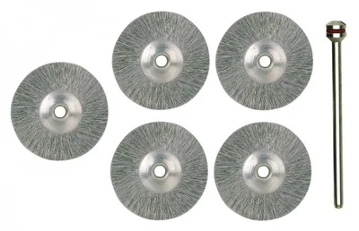 Proxxon 28956 Daire Disk Tel Fırça Seti 5'li