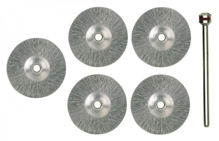 Proxxon 28956 Daire Disk Tel Fırça Seti 5'li