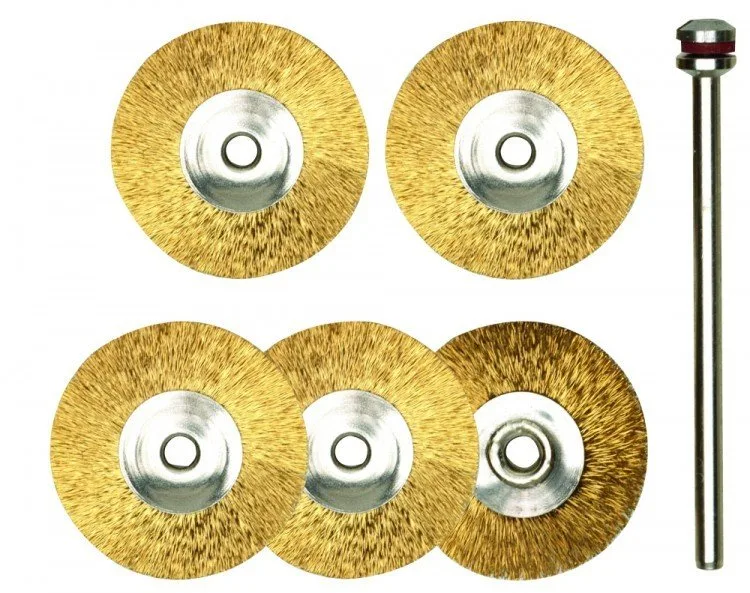 Proxxon 28962 Daire Tel Fırça Seti 22 mm 5 Adet