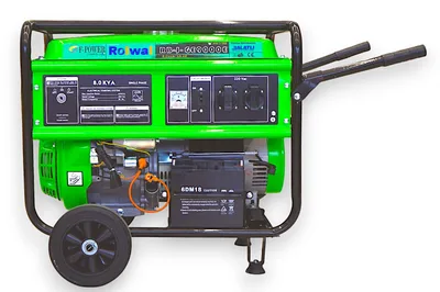 ROLWAL 9 KVA MARŞLI İPLİ MONOFAZE BENZİNLİ JENERATÖR - 4 ZAMANLI MOTOR