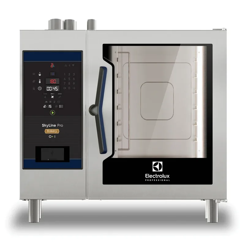SkyLine Pro Doğal Gazlı Kombi Fırın 5 tepsili, 400x600 mm Unlu Mamül