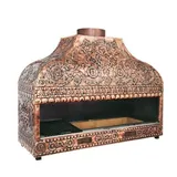 Anka Pro Çift Cidarlı Kapalı Izgara, 80x60x120 cm, Bakır - Görsel 1