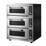 By Kitchen DPO-503 24 cm x 12 Pizza Kapasiteli 3 Katlı Pizza Fırını, Elektrikli - Görsel 1