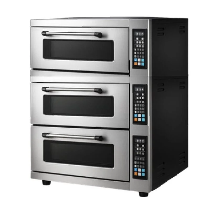 By Kitchen DPO-503 24 cm x 12 Pizza Kapasiteli 3 Katlı Pizza Fırını, Elektrikli