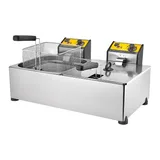 Remta R102 Fritöz, Çift Hazneli, 8+8 L, Elektrikli - Görsel 1