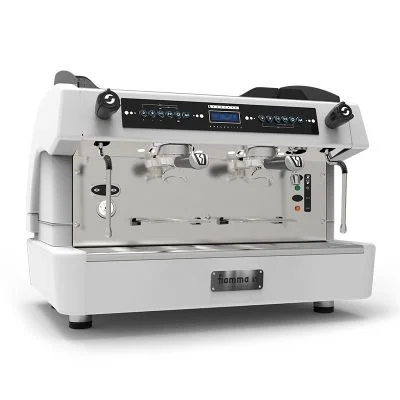 Fiamma Compass 2 Double Boiler Tall Cup Espresso Kahve Makinesi, 2 Gruplu, Beyaz
